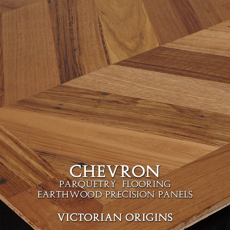 Parquetry Panel, Chevron Design
