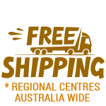 Free Shipping to Metropolitan Areas and Regional Centres Australia Wide