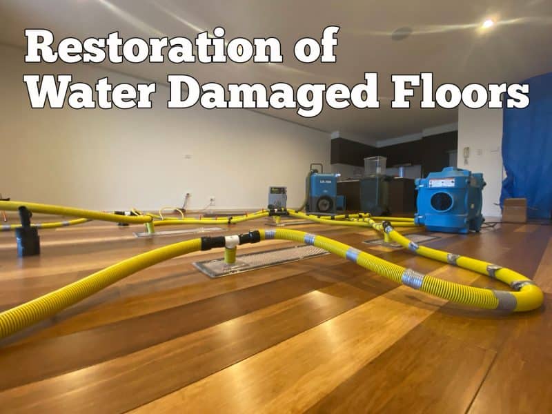 Restoration of Water Damaged Floors